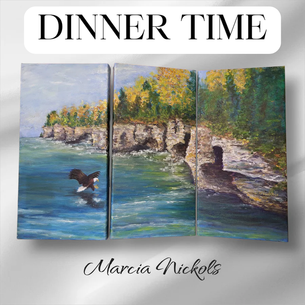 "Dinner Time" - Original Oil by Marcia Nickols