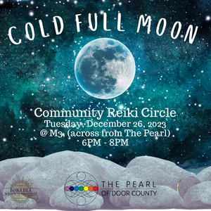 Cold Full Moon Community Reiki Circle Tuesday, December 26th, 2023