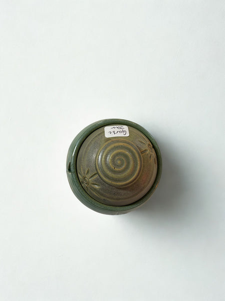 Green Garlic Jar by Liz Butler