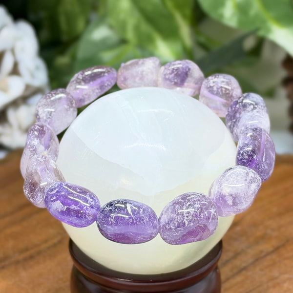Amethyst Elastic Bracelets