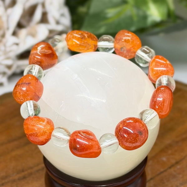 Carnelian Elastic Bracelets