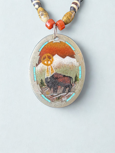 Johnson & Held Vintage Buffalo Necklace - Marcia Nickols Collection