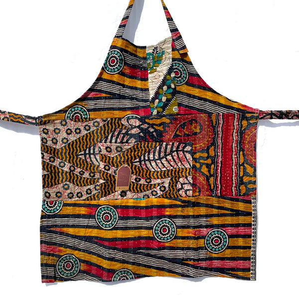 Upcycled Kantha Apron