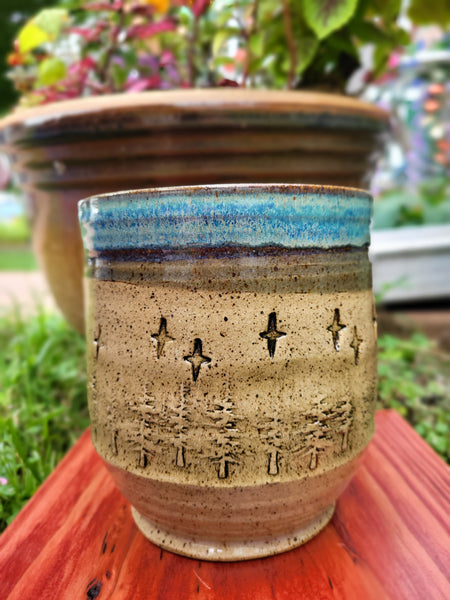Moon and Stars Utensil Holder by Liz Butler