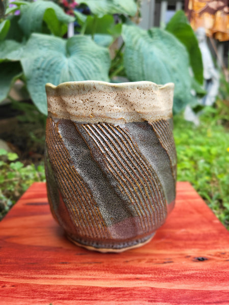 Ridged Utensil Holder by Liz Butler