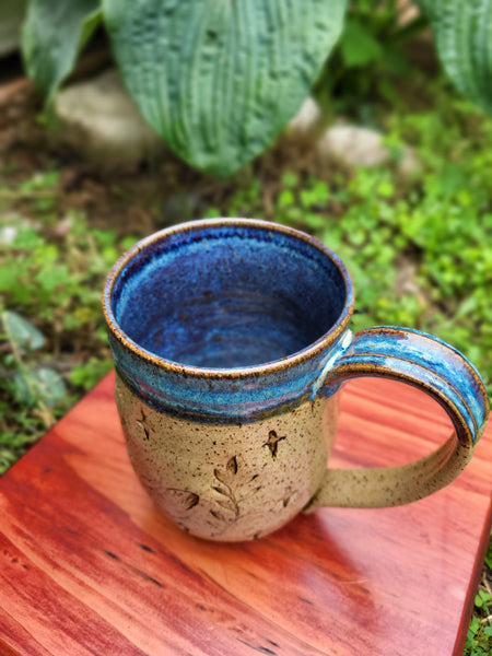 Moth and Moon Mug by Liz Butler