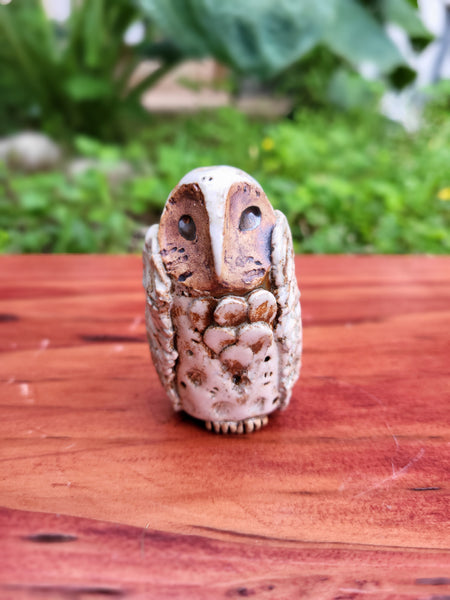 Small Owl Figurine by Liz Butler