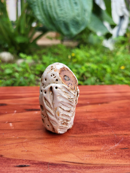 Small Owl Figurine by Liz Butler
