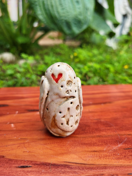 Small Owl Figurine by Liz Butler