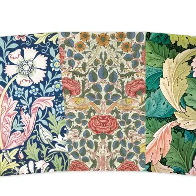 William Morris Floral Brocade Set of 3 Mini Notebooks