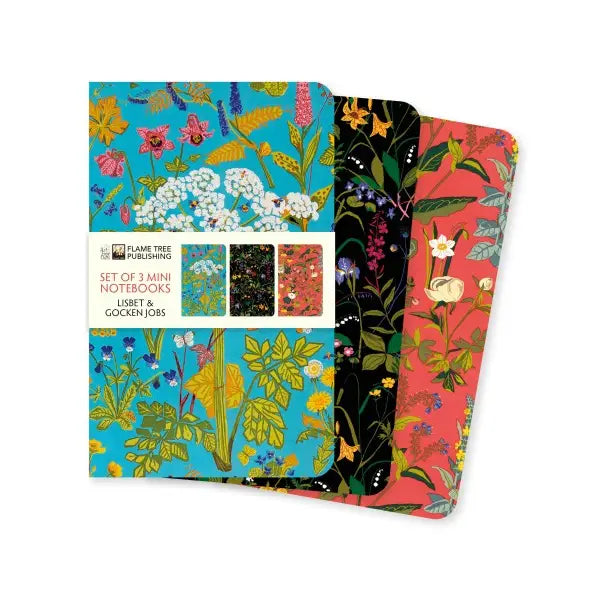 Lisbet Jobs & Gocken Jobs Set of 3 Mini Notebooks