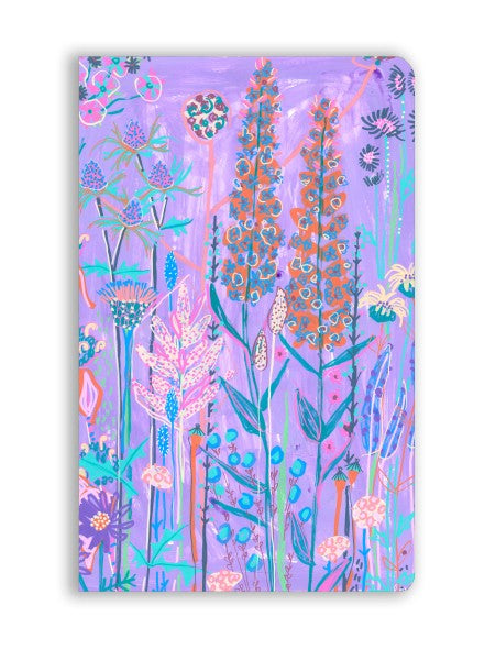 Lucy Innes Williams: Purple Garden House Soft Touch Journal