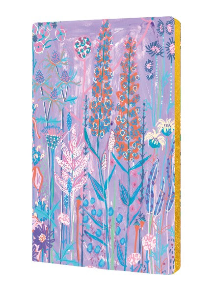 Lucy Innes Williams: Purple Garden House Soft Touch Journal
