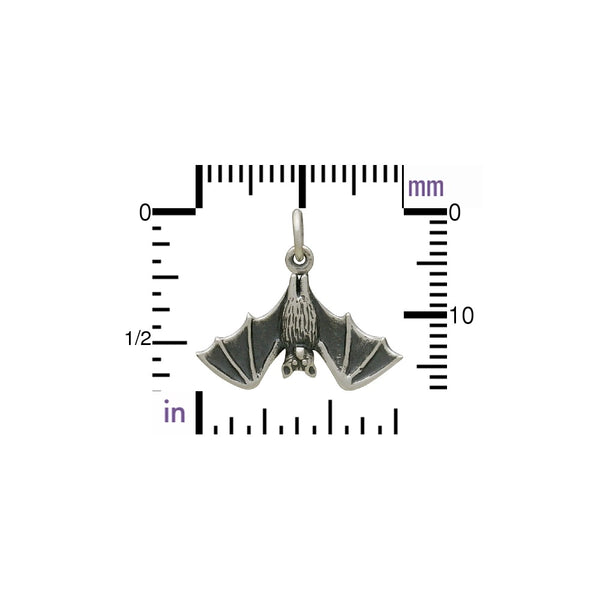 Sterling Silver Bat Charm