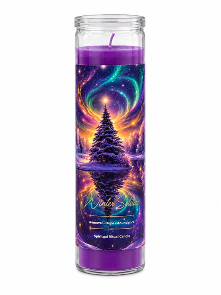 Winter Solstice Scented Spiritual Ritual Jar Candle