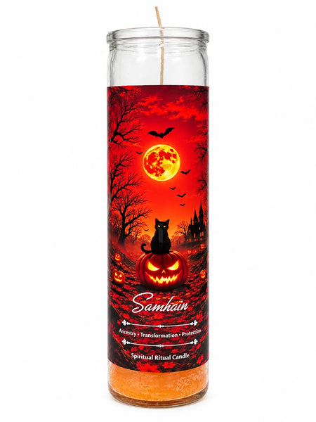 Samhain Spiritual Ritual Jar Candle
