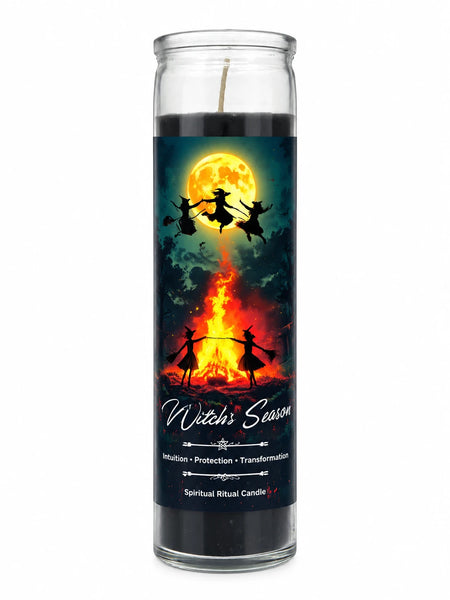Witch's Season Spiritual Ritual Jar Candle