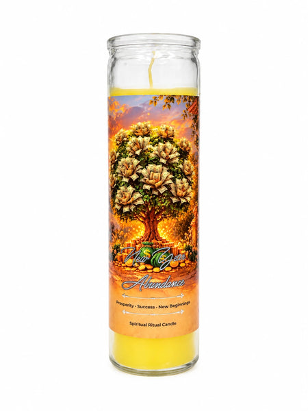 New Year Abundance Spiritual Ritual Jar Candle