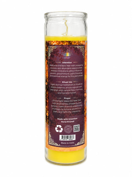 New Year Abundance Spiritual Ritual Jar Candle