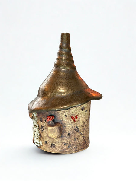 Golden Glaze Gnome by Liz Butler