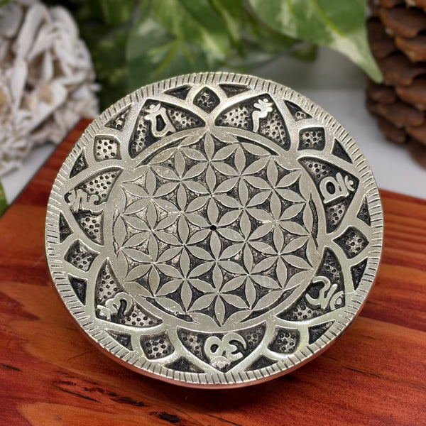 Chakra & Flower of Life Incense Holder