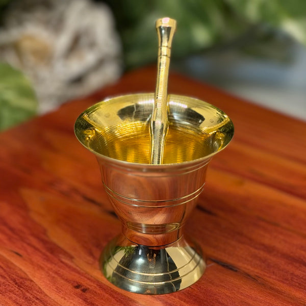 Brass Mortar & Pestle