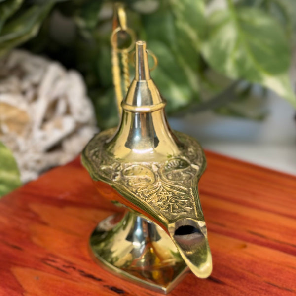 Brass Aladdin Lamp (7'')