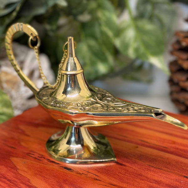 Brass Aladdin Lamp (7'')