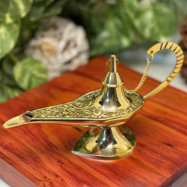 Brass Aladdin Lamp (7'')