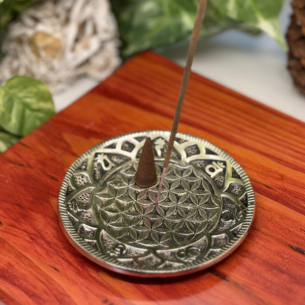 Chakra & Flower of Life Incense Holder