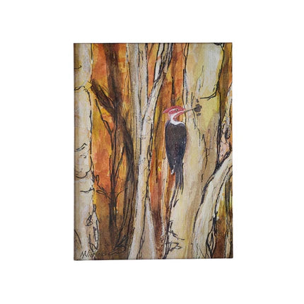 9"x12" Woodpecker Doodles by Marcia Nickols