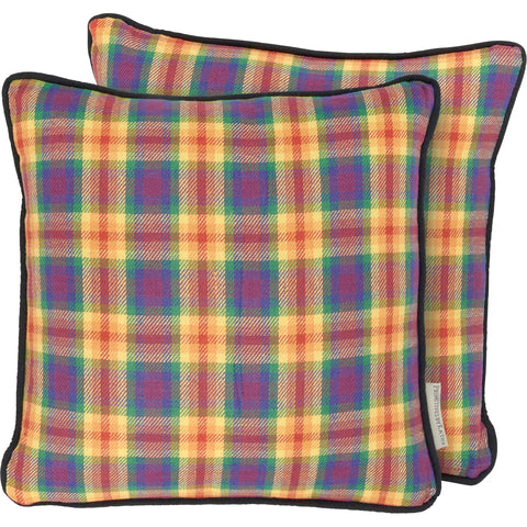 Pride Plaid Pillow
