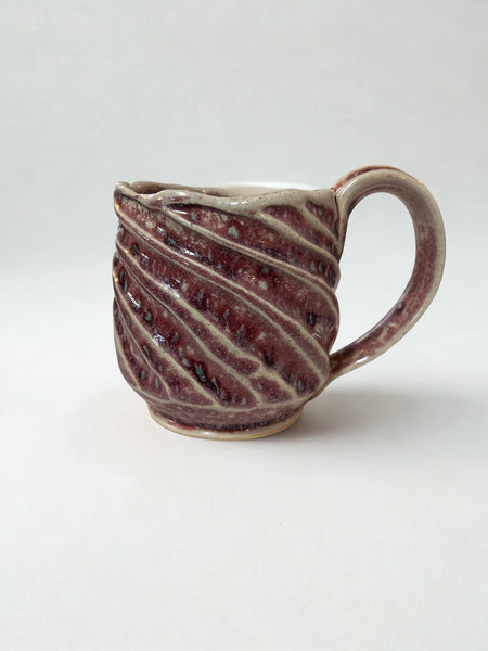 Maroon Swirl Mug - Liz Butler