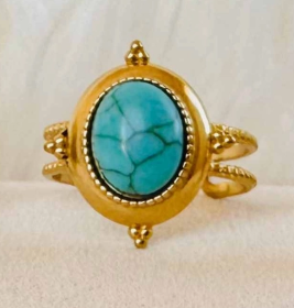Adjustable Gem Ring