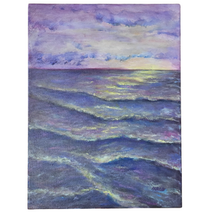 'Lake Michigan Sunrise' Original Oil Painting by Marcia Nickols