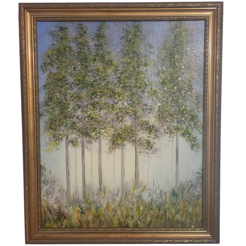 “Whispers of Peace” - Original Acrylic by Terry Lundahl - 19"x23" Framed