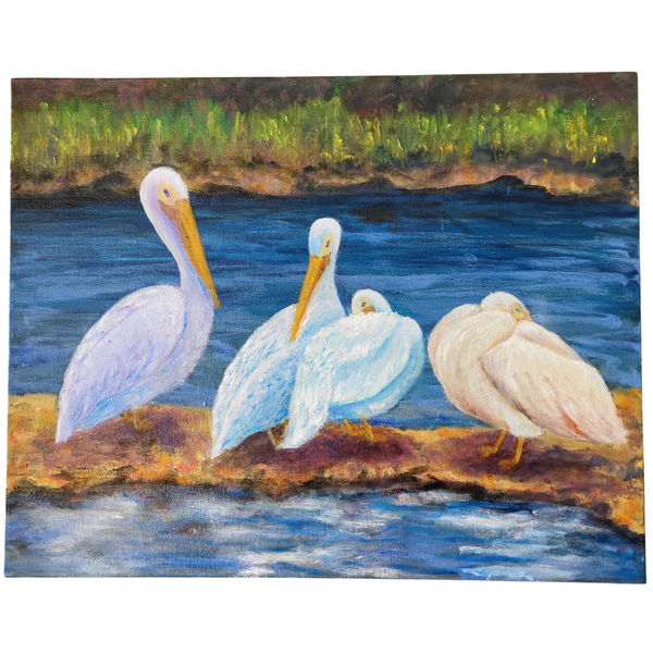 "Two by Two" Original Oil Painting by Marcia Nickols