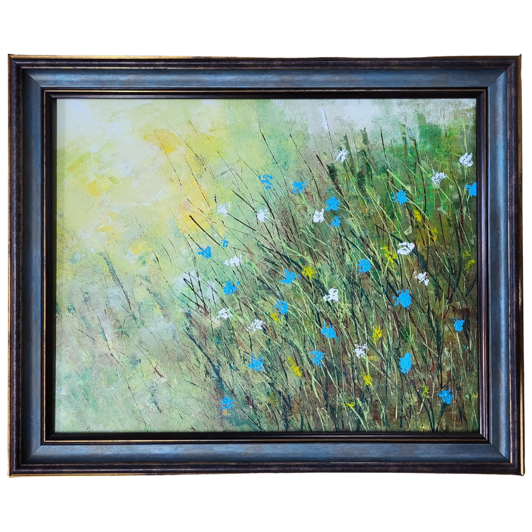 Memory of The Meadows - by Terry Lundahl - 16"x20" Original Acrylic Painting