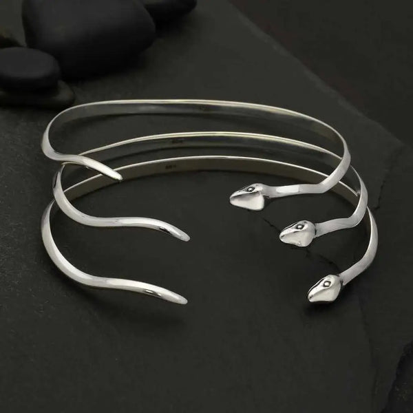 Sterling Silver Adjustable Snake Bracelet