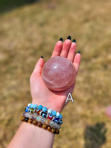 Rose Quartz Spheres