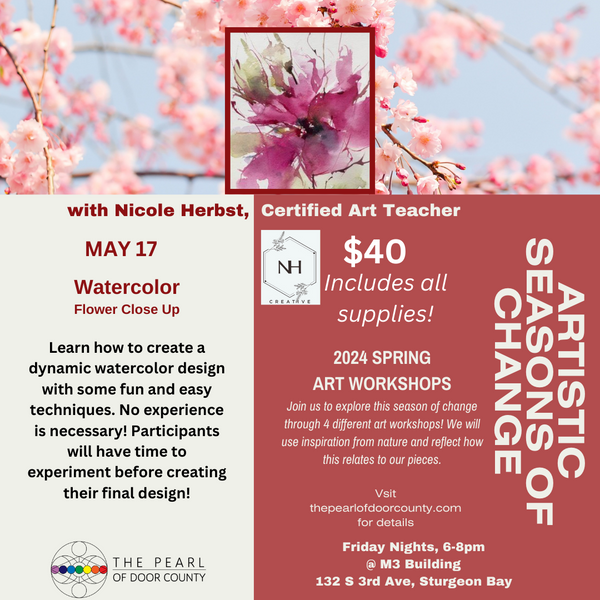 ARTISTIC SEASONS OF CHANGE - SPRING/SUMMER WORKSHOPS - ALL SUPPLIES INCLUDED!!!
