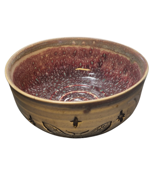 Moth Bowl w/ Moon and Stars by Liz Butler
