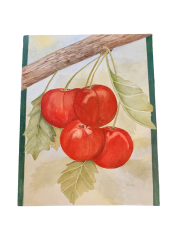 "4 Cherries" - Original Watercolor by Keli Groenfeldt