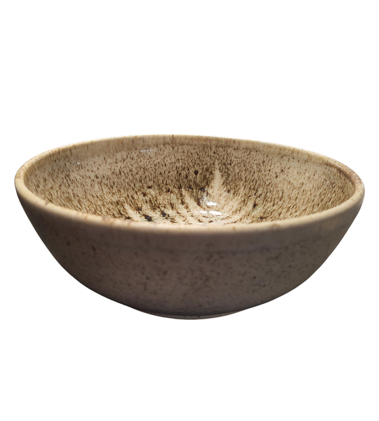 Fern Bowl - Beige and Brown by Liz Butler