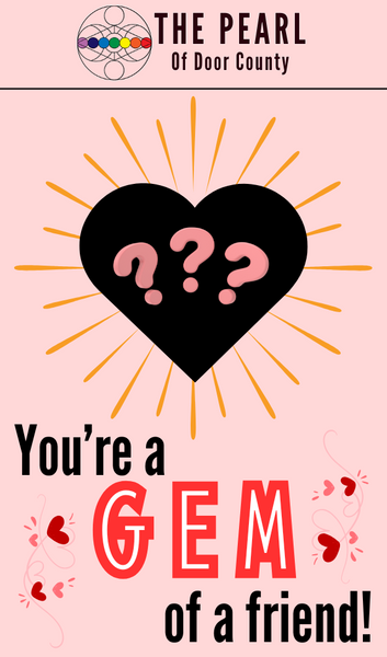 Valentine's Crystal Heart Cards