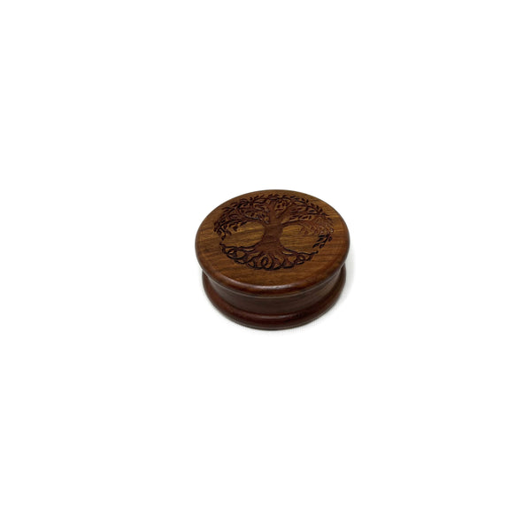 Wood Herbal Grinder - 3"