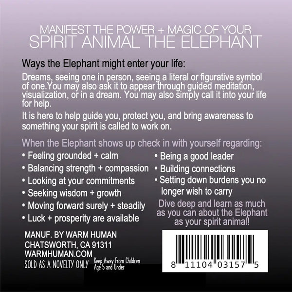 Manifest the Power + Magic of Your Spirit Animal Elephant