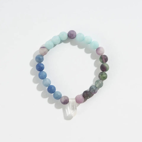 Element Crystal Bead Bracelet Collection: Water