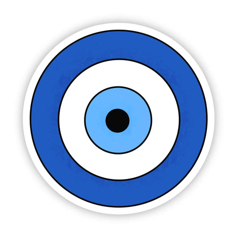 Evil Eye Sticker - Blue Circle