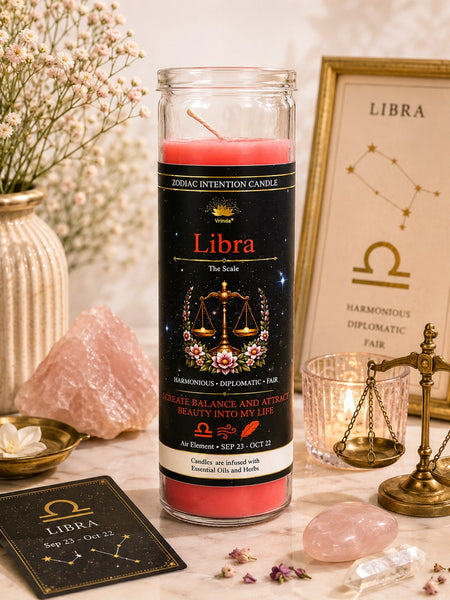 Zodiac Intention Candle: Libra - The Scales
